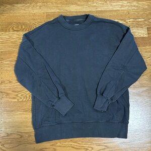 Abercrombie Boyfriend Crew Sweatshirt Dark Grey